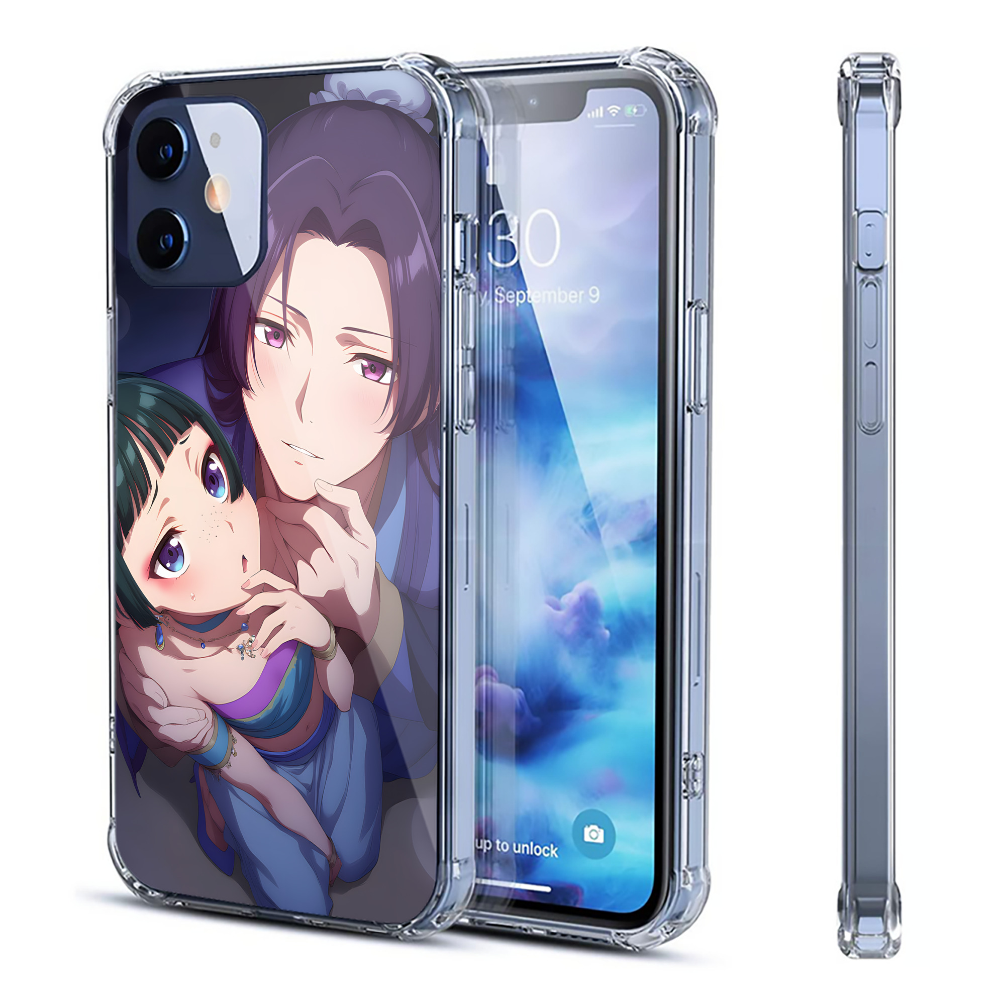 （画像用） 薬屋のひとりごと The Apothecary Diaries 【iPhone 12シリーズ対応】透明スマホケース（クリアソフトケース）